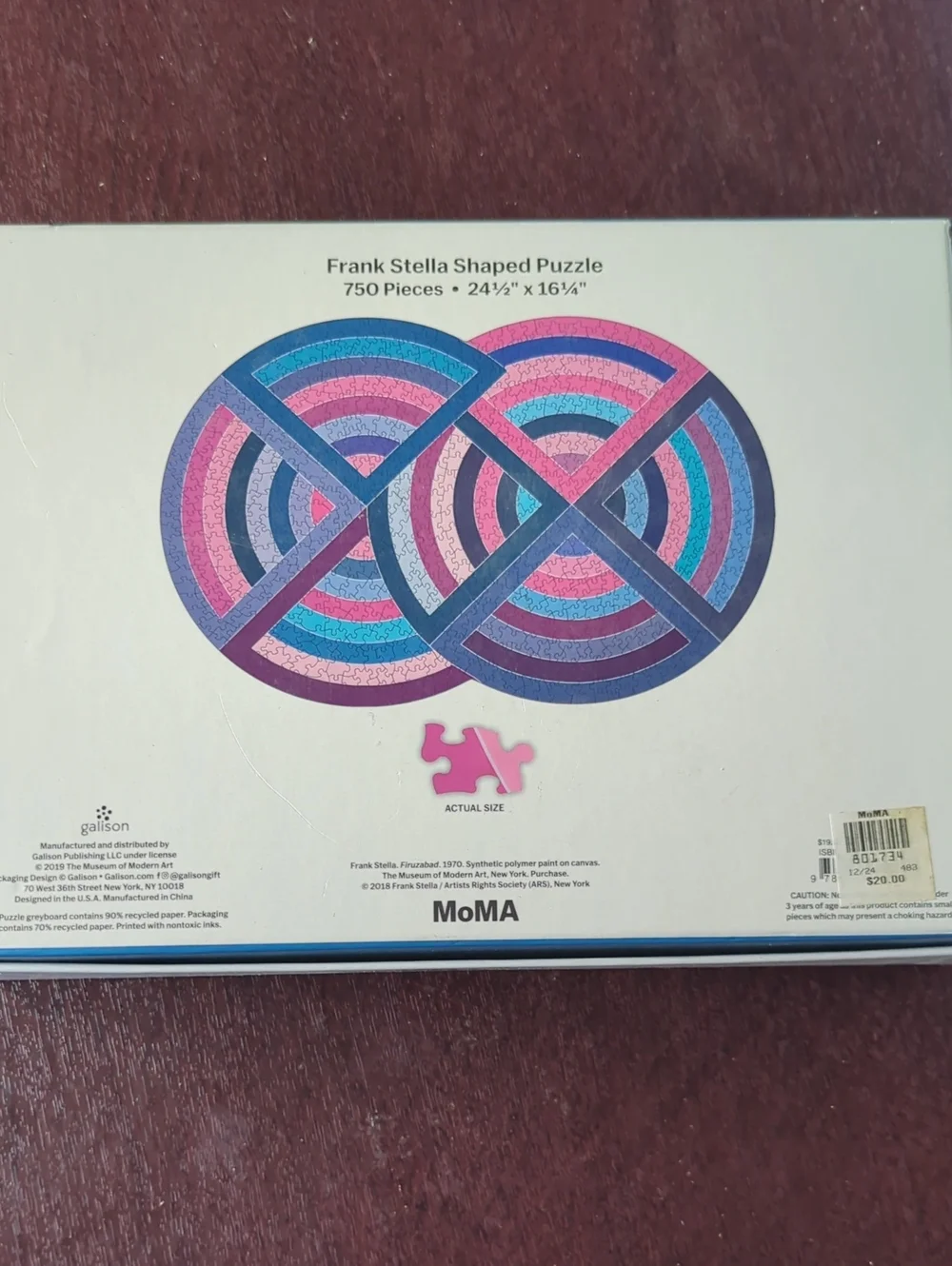 Frank Stella puzzle features